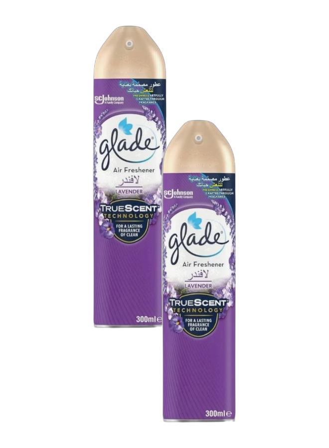Glade بخاخ معطر هواء برائحة اللافندر، 300 مل، عبوة من 2 - Image 1